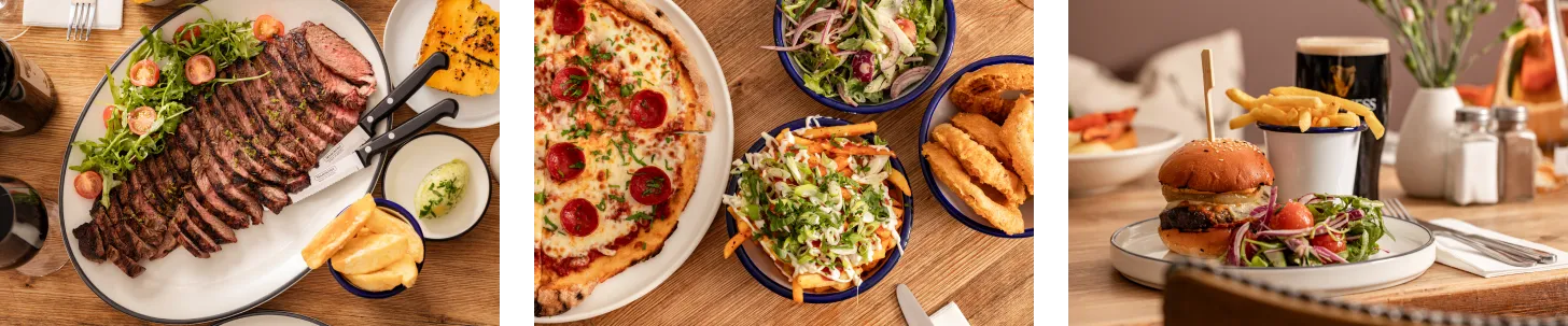 xamples of our delicious food you could eat once you have booked a table